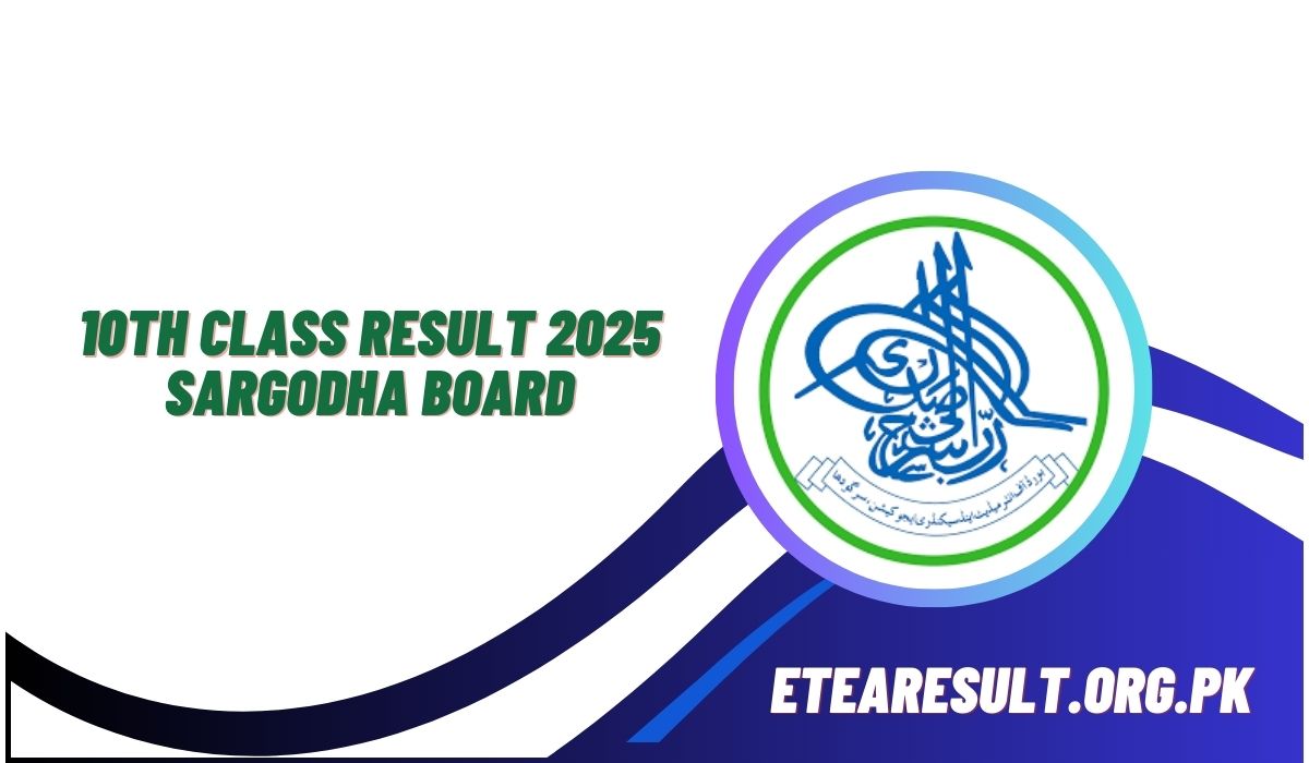 10th Class Result 2025 Sargodha Board