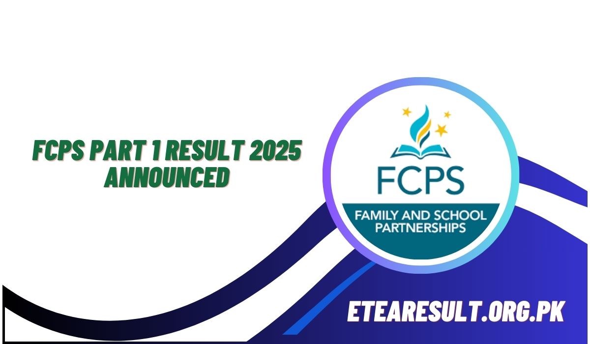 FCPS Part 1 Result 2025 Announced